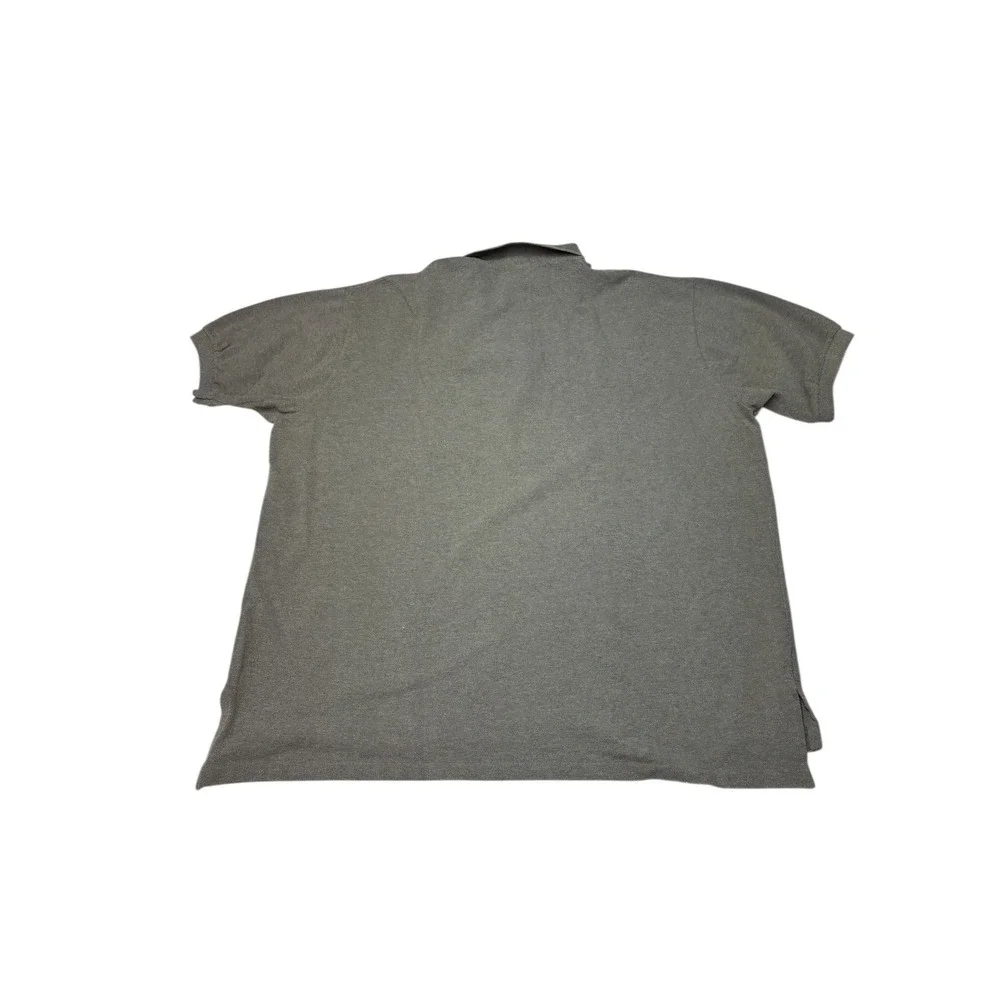 Vtg Polo Ralph Lauren Men's Heather Gray Short Sleeve‎ Polo Shirt XXL